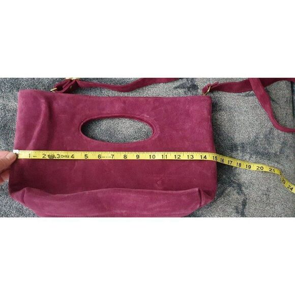 ceri hoover - classic tote - medium sized bag - juniper suede leather - Picture 13 of 16